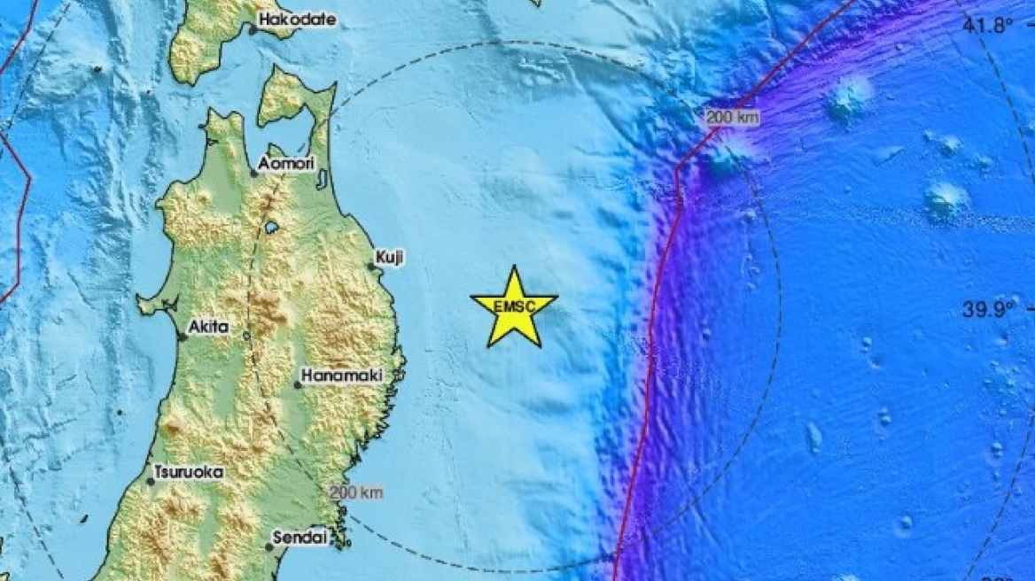 Σεισμός 7,4 Ρίχτερ στην Ιαπωνία, ειδοποίηση για τσουνάμι έως και 3 μέτρων