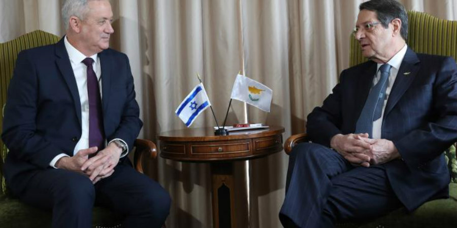 Συνάντηση Προέδρου Αναστασιάδη με Μπένι Γκαντζ στο Ισραήλ
