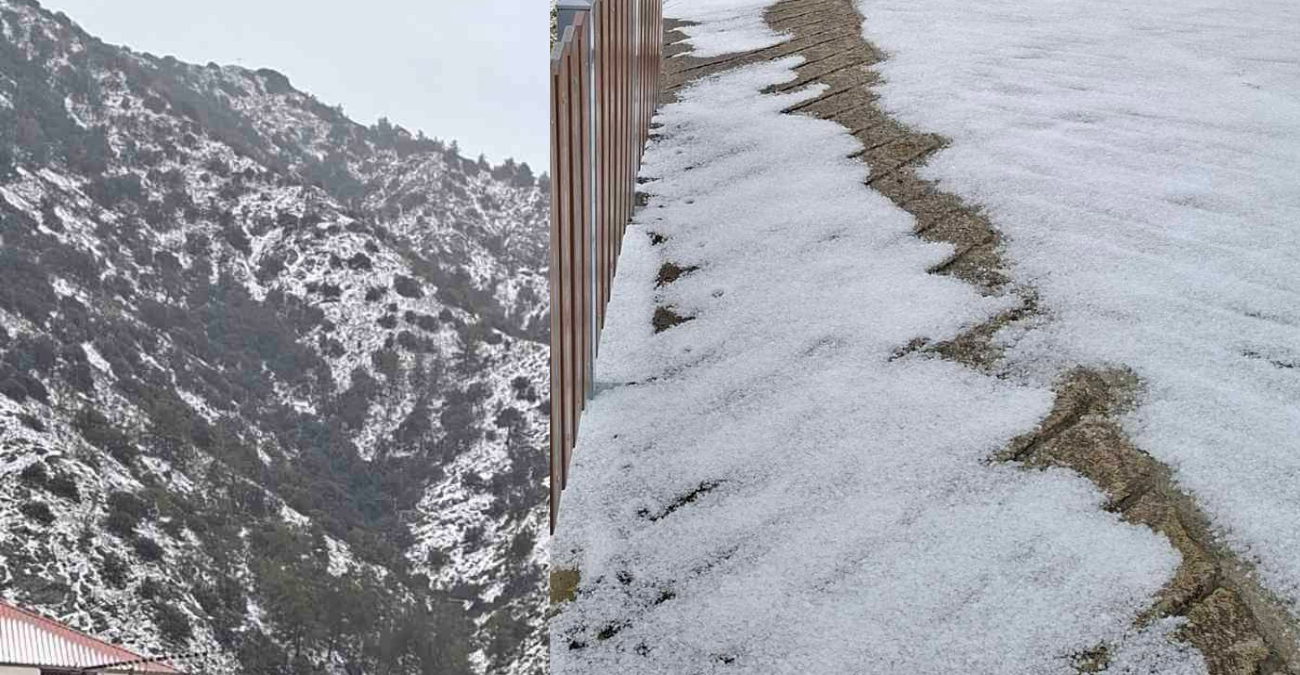 Στα λευκά τα ορεινά… όχι από χιόνι! Το χαλάζι «έπνιξε» Πιτσιλιά και Άγιο Θεόδωρο - Βίντεο