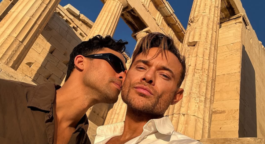 Ο Δημήτρης Γιαννέτος γιόρτασε τον αρραβώνα με τον σύντροφό του στην Ελλάδα - Δείτε φωτογραφίες