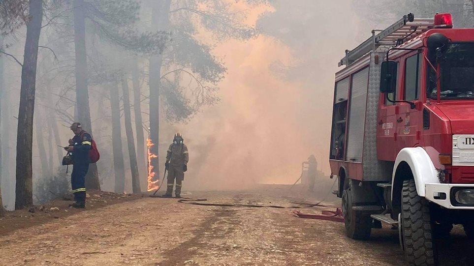 Φωτιά στο Σχίνο Κορινθίας: Δραματικές εικόνες - Εκκενώνονται ακόμη τρεις οικισμοί