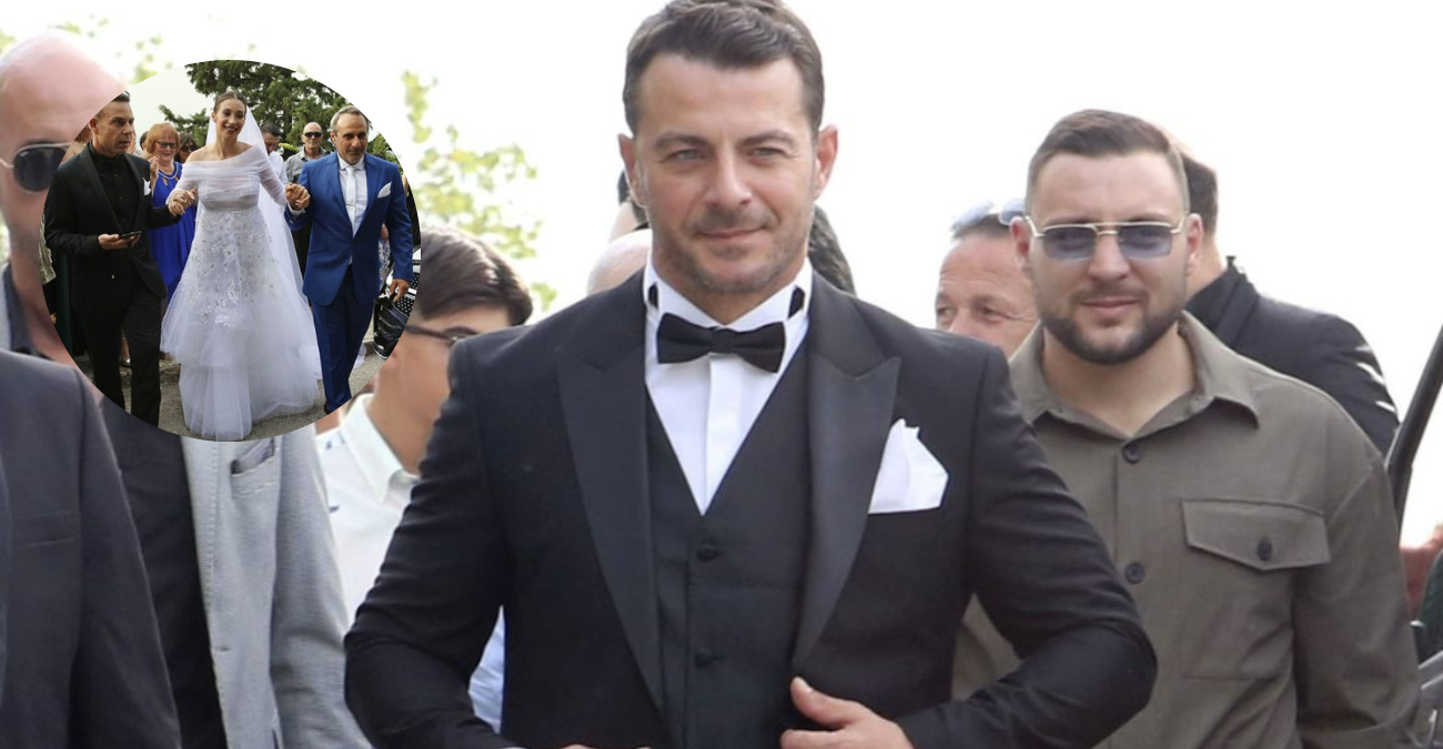 Γιώργος Αγγελόπουλος: Οι πρώτες φωτογραφίες του Ντάνου ντυμένος γαμπρός και της Δήμητρας νύφης- Λαμπεροί καλεσμένοι
