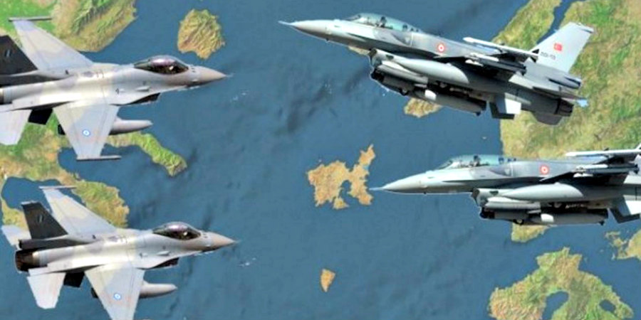Ελληνικά F16 περικύκλωσαν Τουρκικά: Αμφισβητούμενο video των Τούρκων -VIDEO