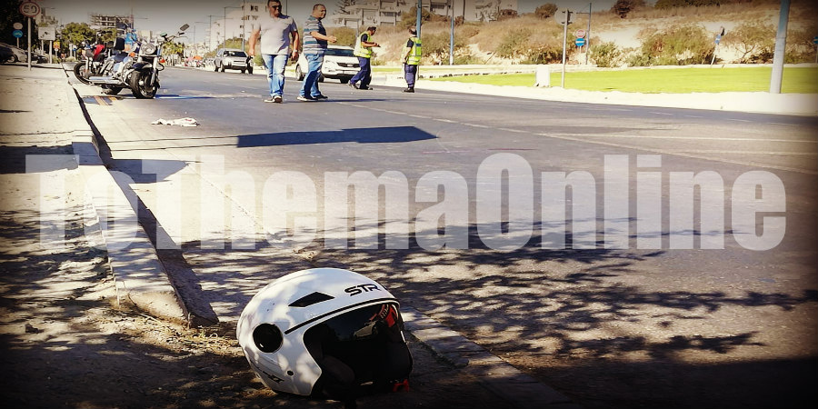 ΤΡΟΧΑΙΟ ΛΕΜΕΣΟΥ: Σοβαρά τα τραύματα των μοτοσικλετιστών