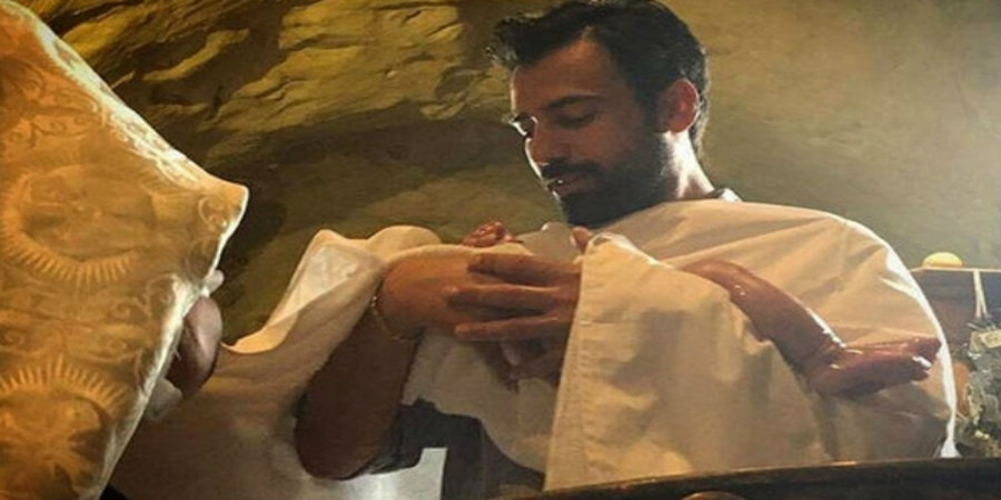 Ο Αντρέας Γεωργίου μας δείχνει τον βαφτιστικό του - Ο γιος της Πανίτσας μεγάλωσε - ΦΩΤΟΓΡΑΦΙΑ 
