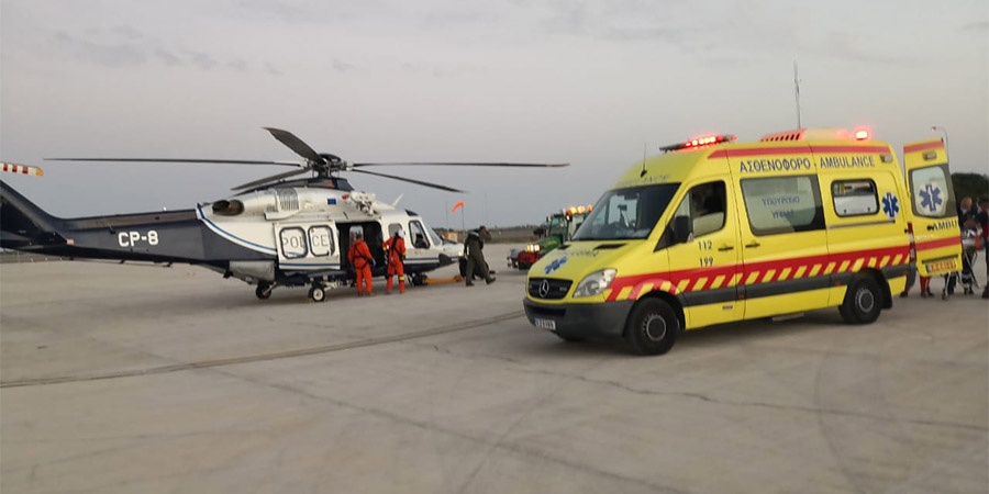 ΚΥΠΡΟΣ: Επιχείρηση διάσωσης ασθενούς από πλοίο - ΦΩΤΟΓΡΑΦΙΑ