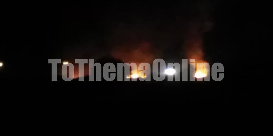 EΠ. ΛΑΡΝΑΚΑΣ: Ξέσπασε πυρκαγιά στο χωριό Ξυλοφάγου - ΦΩΤΟΓΡΑΦΙΑ 