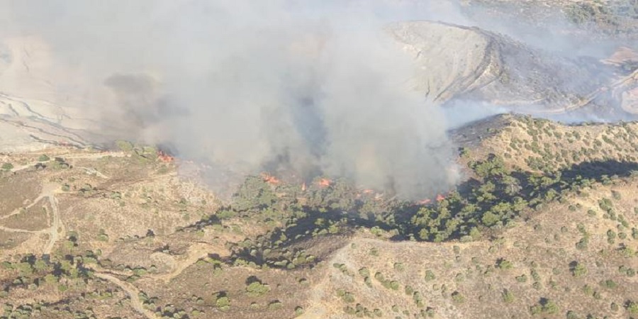Υπό πλήρη έλεγχο πυρκαγιά σε περιοχή πλησίον της κοινότητας Παναγιάς 