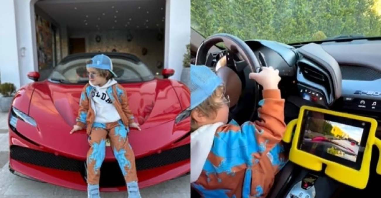 Ο πιτσιρικάς ηλικίας τριών ετών που παρκάρει αμάξι αξίας 380.000 ευρώ -Βίντεο 