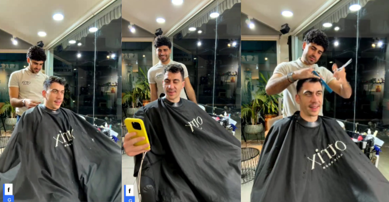 Φειδίας Παναγιώτου… έκανε live σε κουρείο! Προσπάθησε να πείσει τον Μάριο Νικολάου να μπει υποψήφιος στο κόμμα του - Δείτε βίντεο