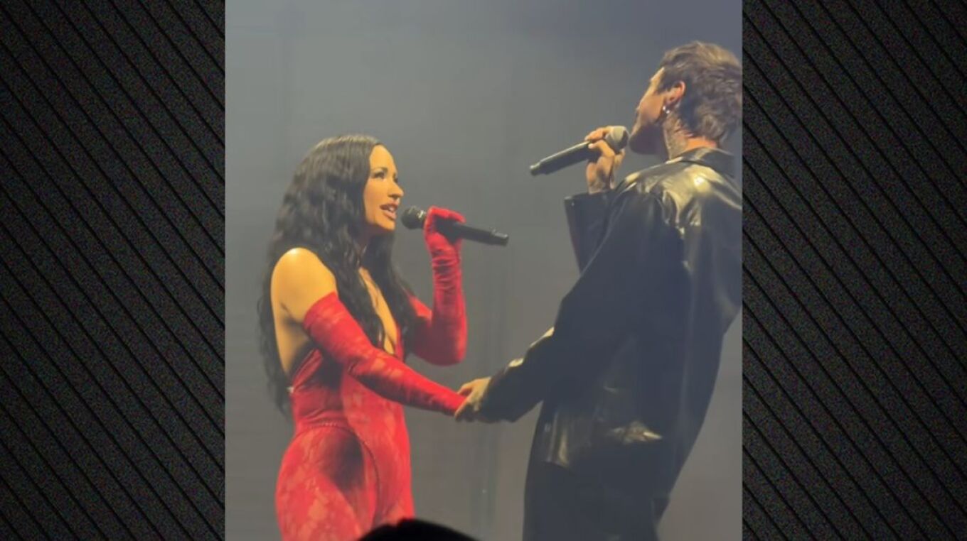 VIDEO: Η Ντέμι Λοβάτο και ο σύζυγός της ερμήνευσαν μαζί το τραγούδι του γάμου τους σε συναυλία στη Νέα Υόρκη