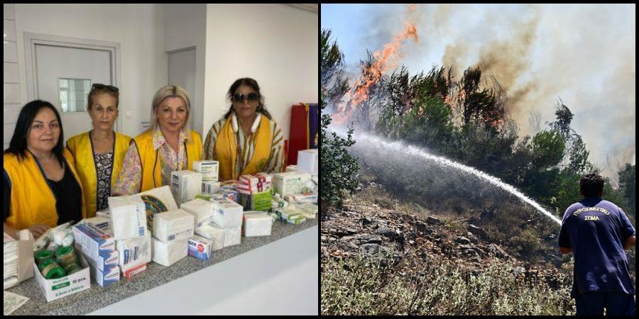 Εκστρατεία συλλογής φαρμακευτικών ειδών στη Λάρνακα για στήριξη κατοίκων Αττικής που πλήγηκαν από τις πυρκαγιές