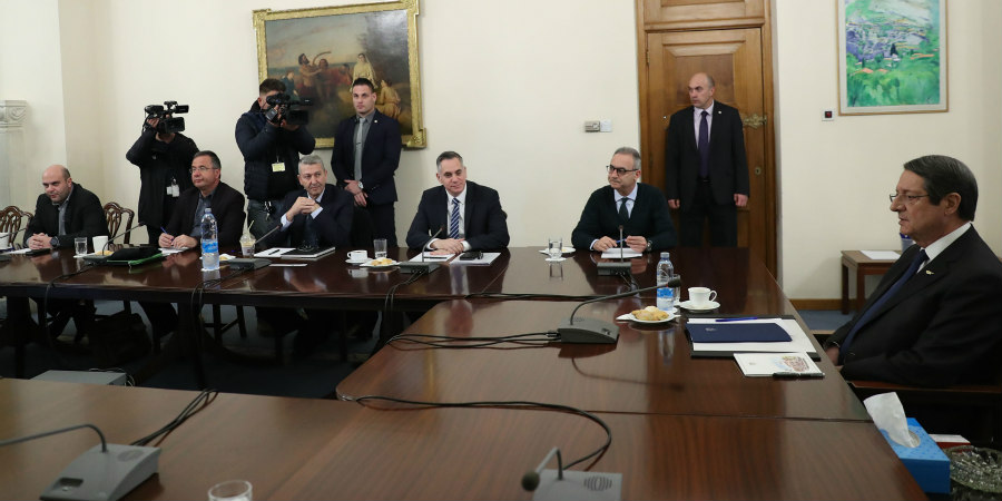 Εθνικό Συμβούλιο: Σχεδόν δύο ώρες η συνεδρία - Ενημέρωσε ο Πρόεδρος για συνάντηση με Ακιντζί 