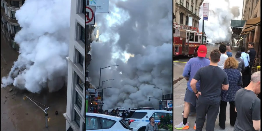 Μεγάλη έκρηξη στο κέντρο του Μανχάταν - VIDEO