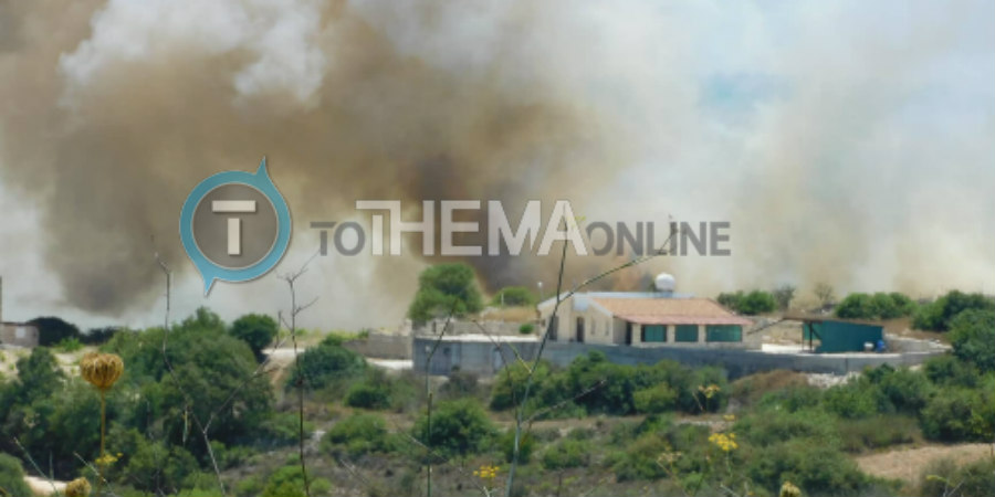 Κατέκαυσε τρία εκτάρια η πυρκαγιά στην Πάφο - Συνεχίζουν να οριοθετούν οι δυνάμεις πυρόσβεσης -Δείτε φωτογραφίες 