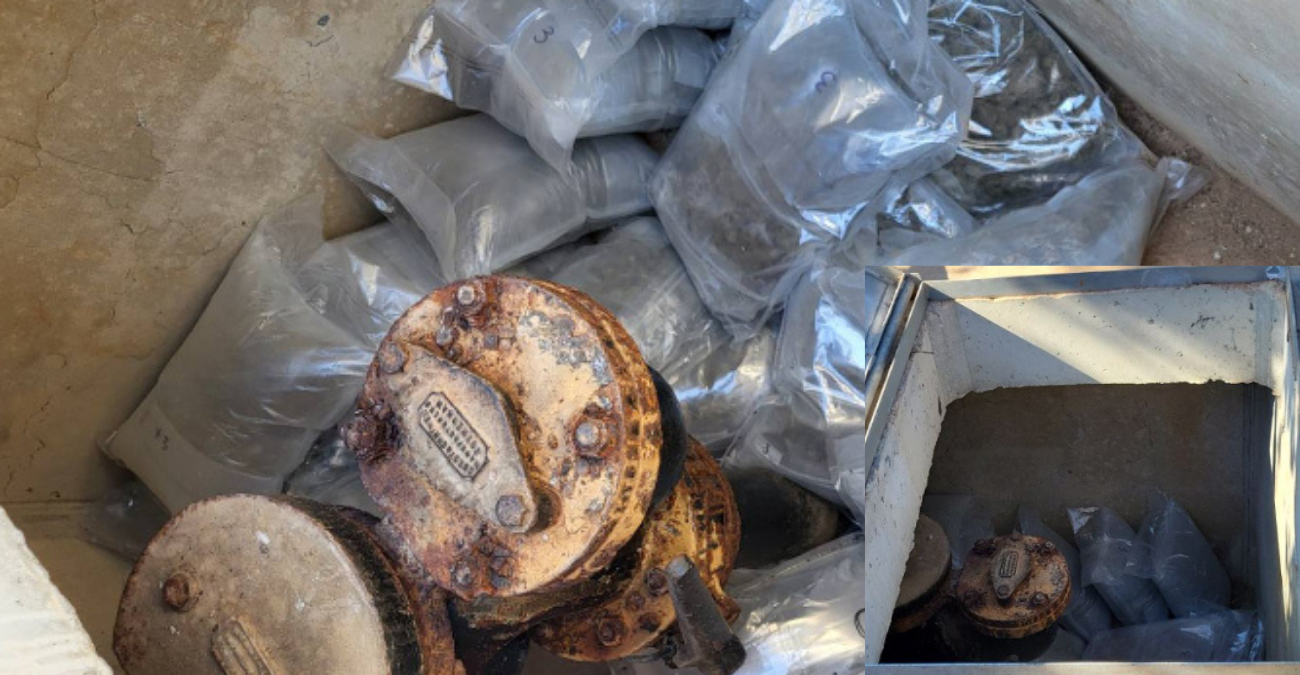 Έφοδος ΥΚΑΝ σε οικία στο Λιοπέτρι:  Βρήκαν σε φρεάτιο από κάνναβη μέχρι και πιστόλι - Φωτογραφίες