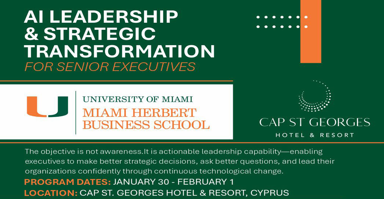 Cap St Georges Hotel & Resort: Ηγεσία στην Εποχή της Τεχνητής Νοημοσύνης και Στρατηγικός Μετασχηματισμός