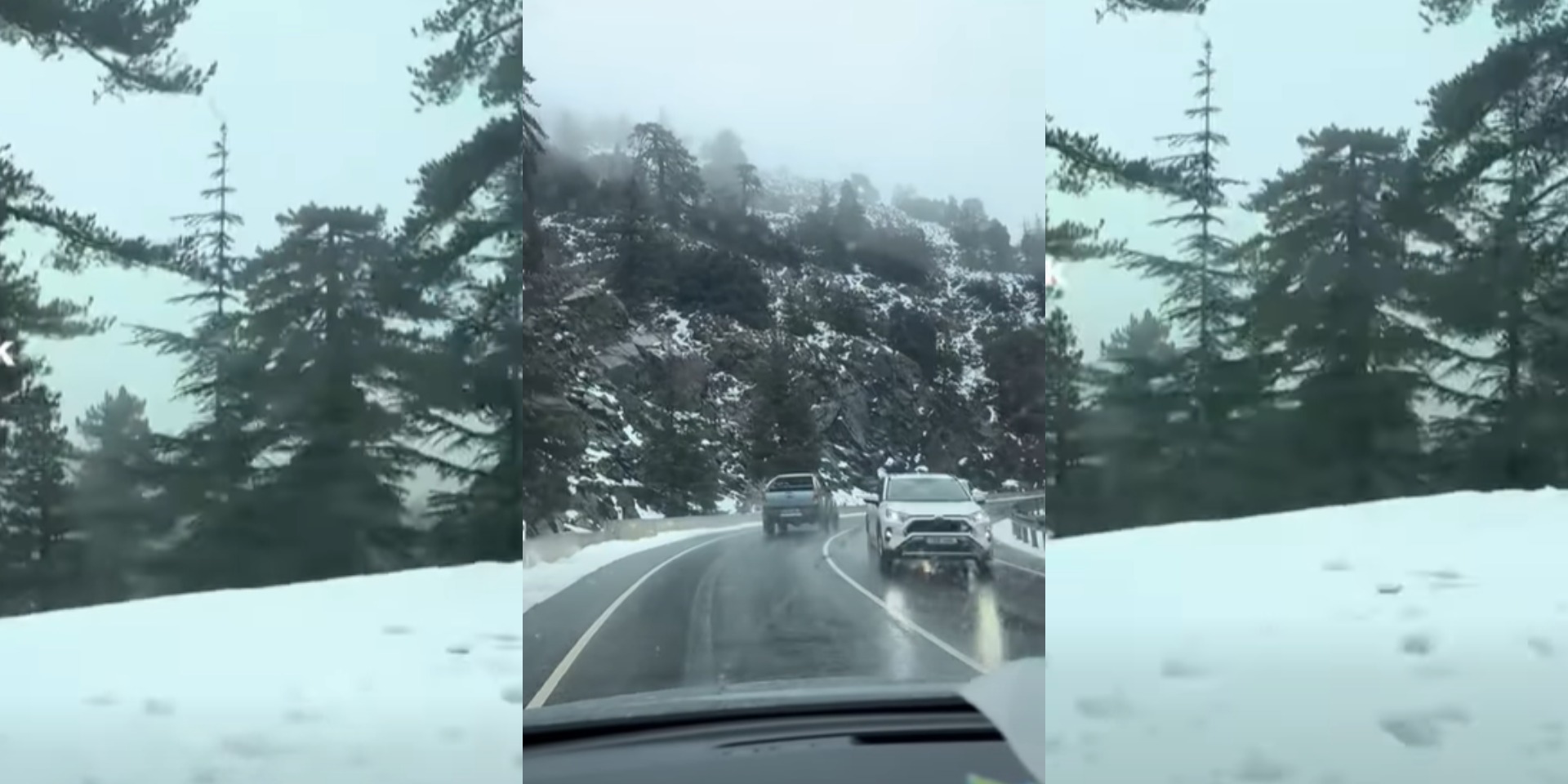 Video: Απίθανα πλάνα από το κατάλευκο Τρόοδος - Εικόνες που θυμίζουν χειμώνα, με παιδιά να παίζουν ανέμελα στο χιόνι