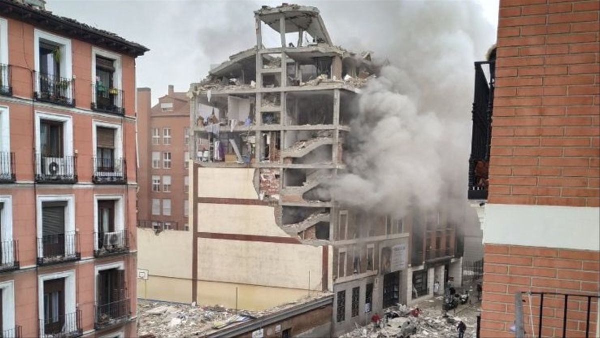 Ισχυρή έκρηξη στο κέντρο της Μαδρίτης – Εικόνες καταστροφής -ΒΙΝΤΕΟ