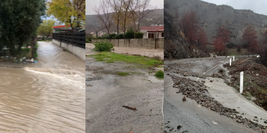 Χτύπησε ξανά η κακοκαιρία την Κύπρο - Πλημμύρισαν δρόμοι και έγιναν ποταμοί - ΒΙΝΤΕΟ