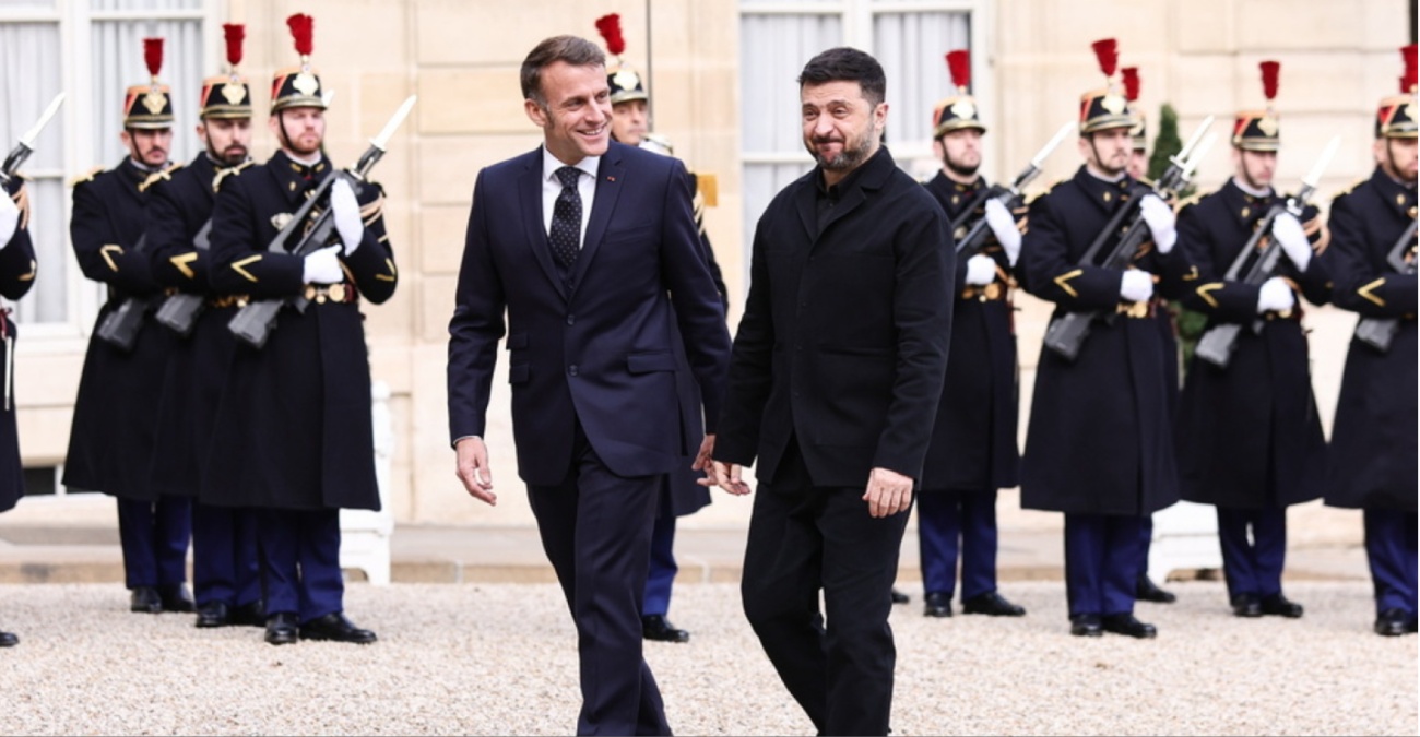 Συνάντηση Μακρόν - Ζελένσκι στο Παρίσι: Δεν υπάρχει οριστικοποιημένο ειρηνευτικό σχέδιο για την Ουκρανία
