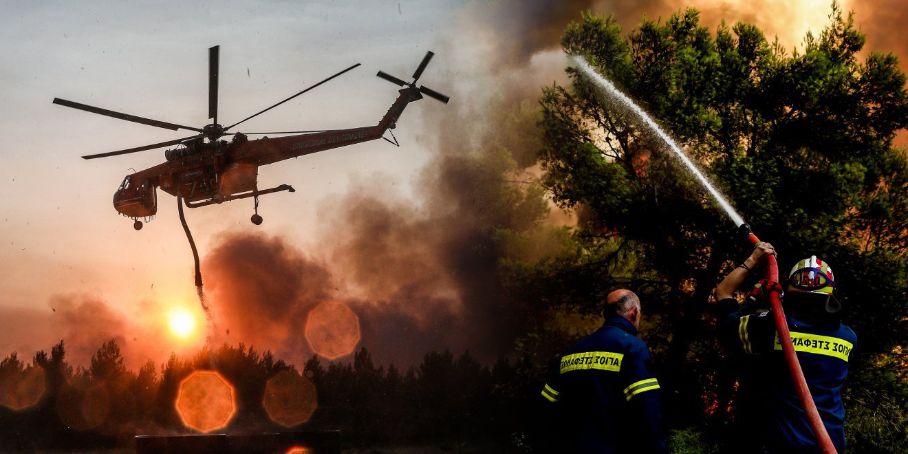 Μάχη με τις φλόγες: Σε πύρινο κλοιό Κρυονέρι, Δροσοπηγή - Καίγονται σπίτια στις Αφίδνες