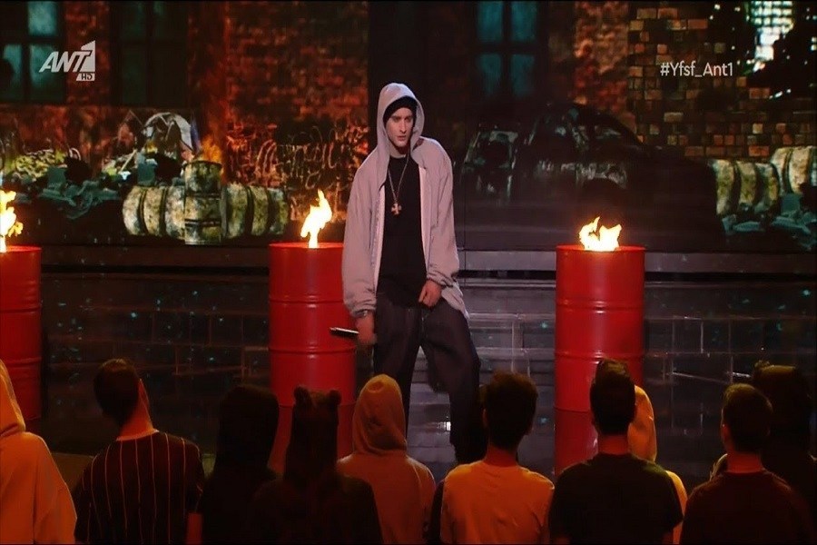 YFSF: Υποδύθηκε τον Eminem και ξεσήκωσε το κοινό – VIDEO