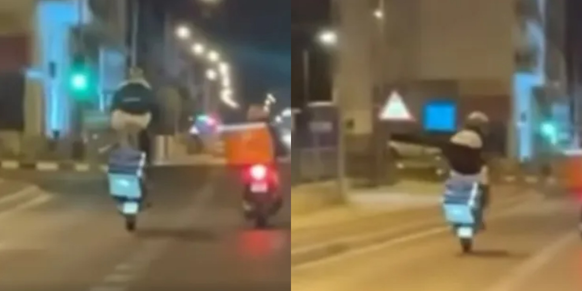 VIDEO: Το είδαμε κι αυτό - Ντελιβεράς κάνει σούζες σε δρόμους της Λευκωσίας