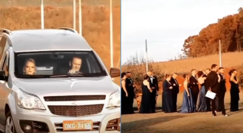 VIDEO: Βραζιλιάνα πήγαινε σε κηδείες για δύο χρόνια για να γνωρίσει τον νεκροθάφτη - Παντρεύτηκαν με νεκροφόρα