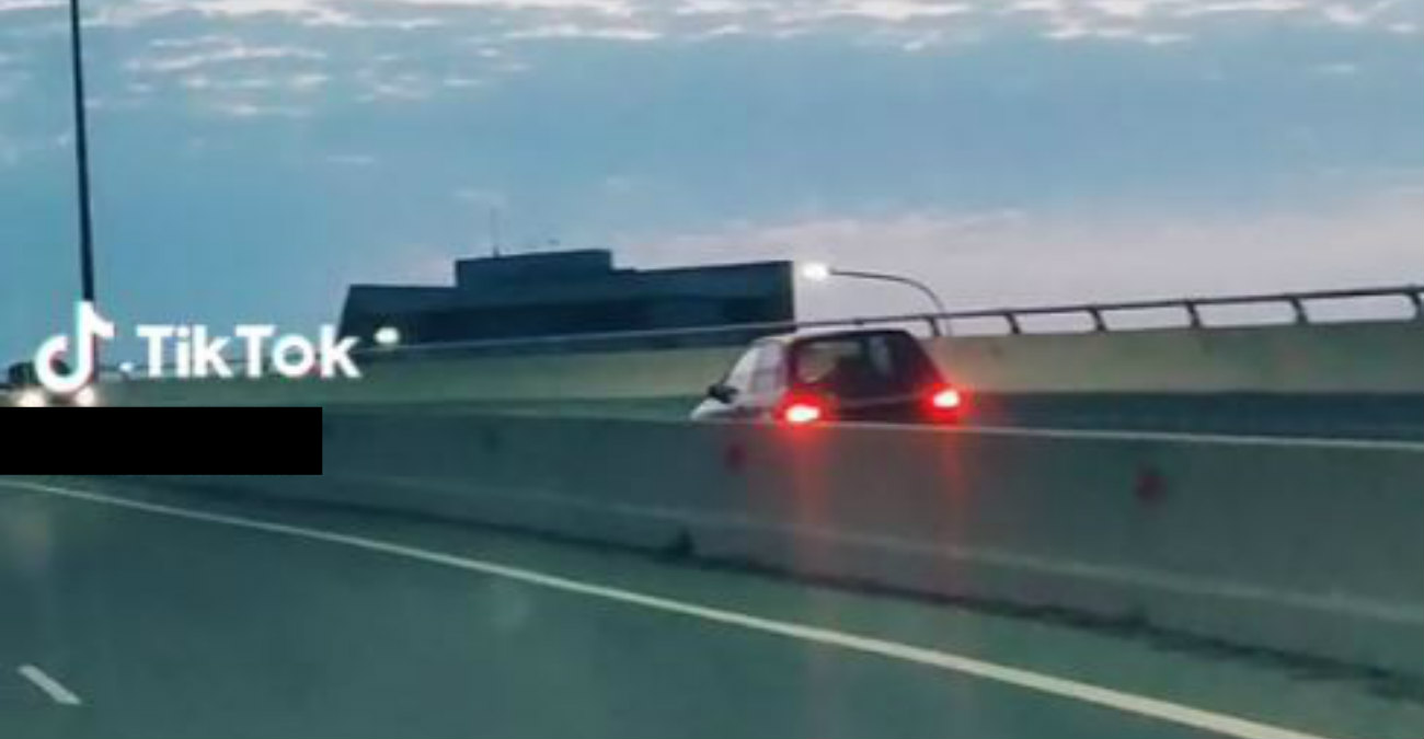 Οδηγός μπήκε στο αντίθετο ρεύμα στον αυτοκινητόδρομο Λεμεσού - Δείτε το Viral βίντεο