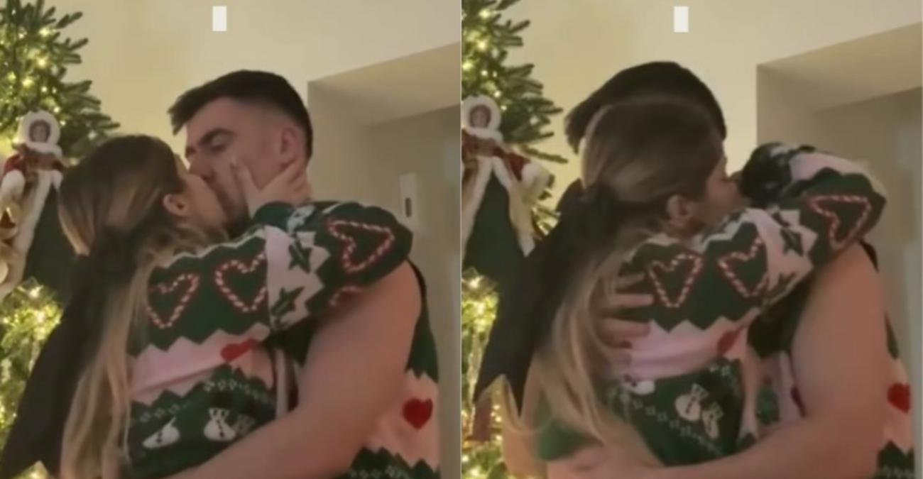 Φειδίας - Στυλιάνα: Τα τρυφερά φιλιά στο σαλόνι τους ντυμένοι με τα ίδια ρούχα