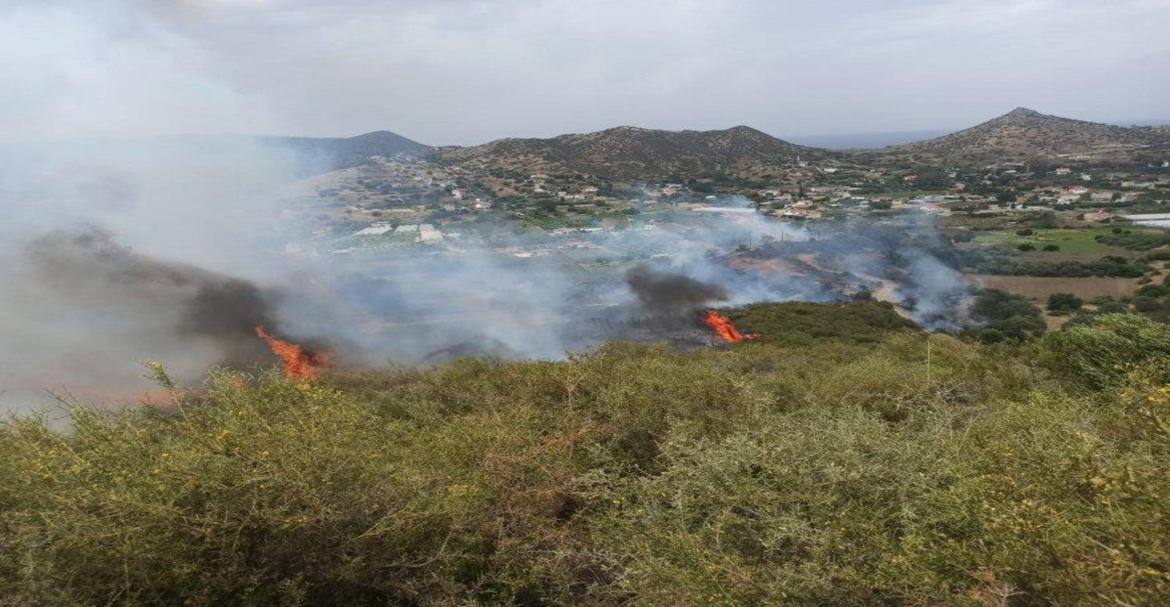 Πυρκαγιά στα κατεχόμενα: Πιθανώς να κινηθεί και προς τις ελεύθερες περιοχές - Βίντεο