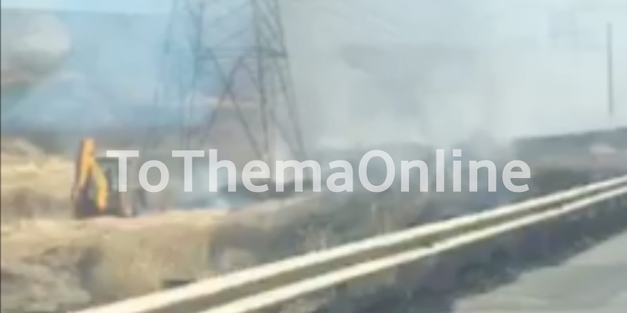 ΛΕΥΚΩΣΙΑ: Πυρκαγιά ξέσπασε σε χωράφι στον παρακαμπτήριο των Χαλεπιανών - Μειωμένη ορατότητα - ΒΙΝΤΕΟ  