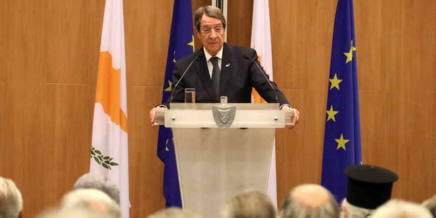 Πρόεδρος Αναστασιάδης: «Δεν θα δεχθούμε κατάργηση της Κυπριακής Δημοκρατίας χάριν της όποιας λύσης»