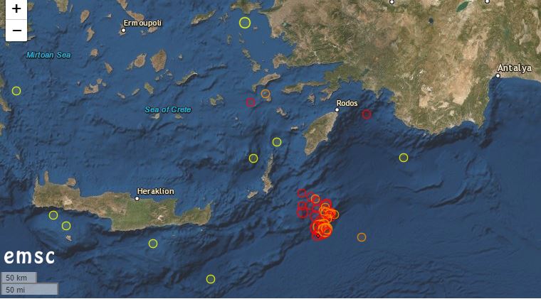ΕΚΤΑΚΤΟ: Ισχυρός σεισμός ταρακούνησε νησιά της Ελλάδας