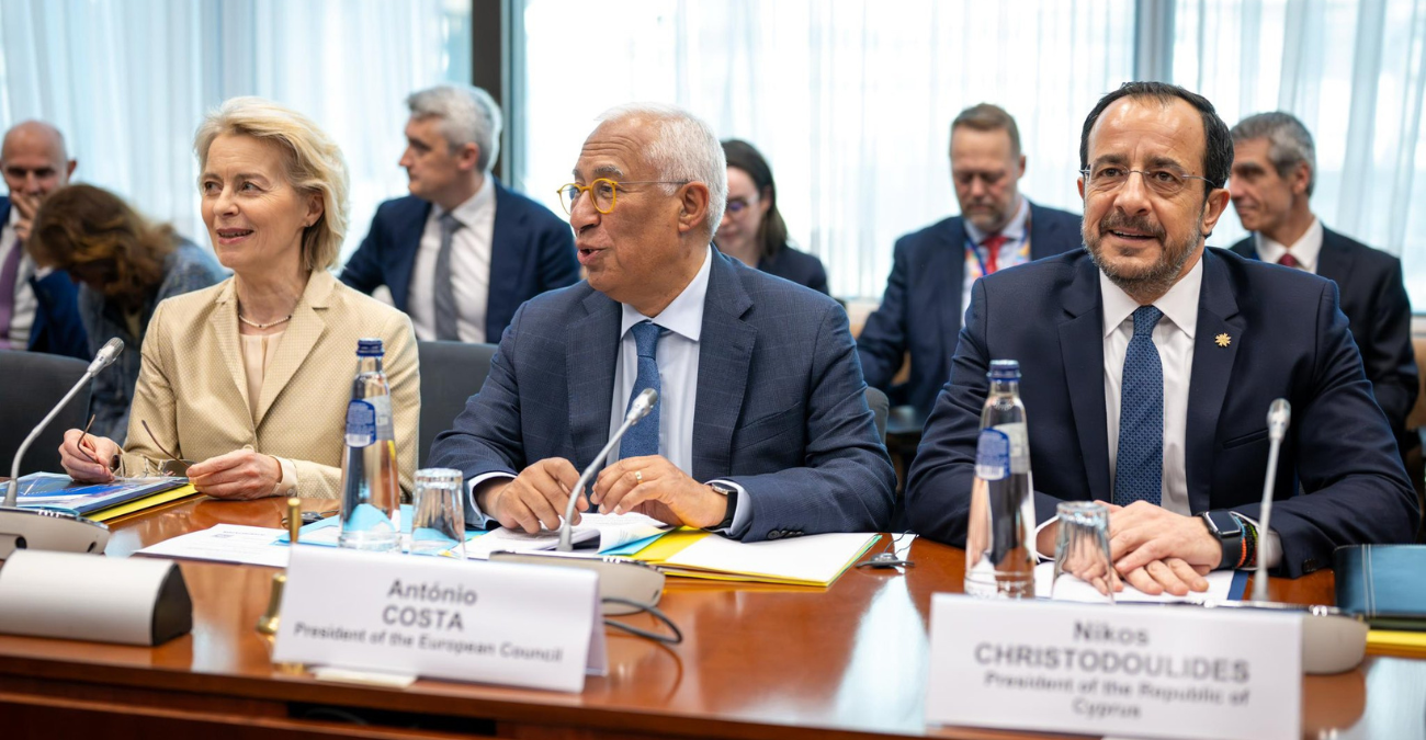 Με φον ντερ Λάιεν και Κόστα στο ίδιο τραπέζι ο Χριστοδουλίδης – «Η ισχύς της Ευρώπης βρίσκεται στους ανθρώπους της»