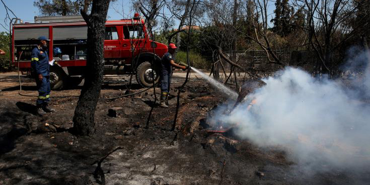 Υπό πλήρη έλεγχο η πυρκαγιά στην Γιαλια - Έκαψε δύο εκτάρια με καλλιέργειες