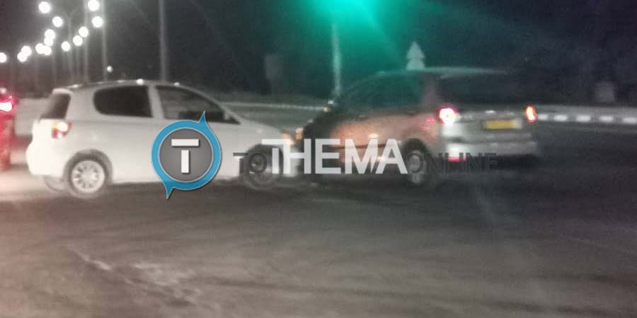 Τροχαίο ατύχημα με δύο οχήματα στη Λάρνακα - Δείτε φωτογραφίες από το σημείο 