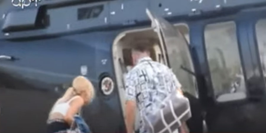 Νίκος Κοκλώνης - Κατερίνα Καινούργιου: Πετάχτηκαν με ελικόπτερο για φαγητό στη Μύκονο (Βίντεο)