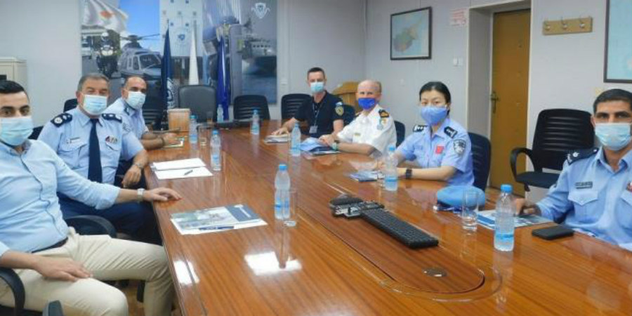 Συνάντηση Υπαρχηγού Αστυνομίας με την Αρχηγό της Πολιτικής Αστυνομίας της Ειρηνευτικής Δύναμης των Η.Ε στην στην Κύπρο