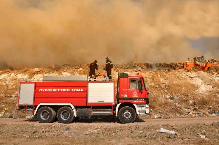 ΠΑΦΟΣ: Υπό πλήρη έλεγχο η φωτιά που ξέσπασε στην Κοίλη καίγοντας τρία εκτάρια άγριας βλάστησης