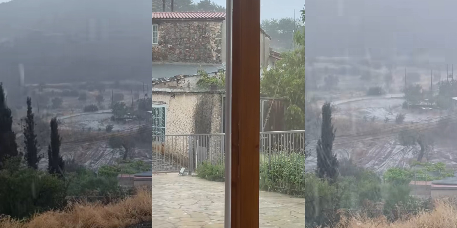Video: «Άνοιξαν» οι ουρανοί σε διάφορες περιοχές - Σε ισχύ η κίτρινη προειδοποίηση