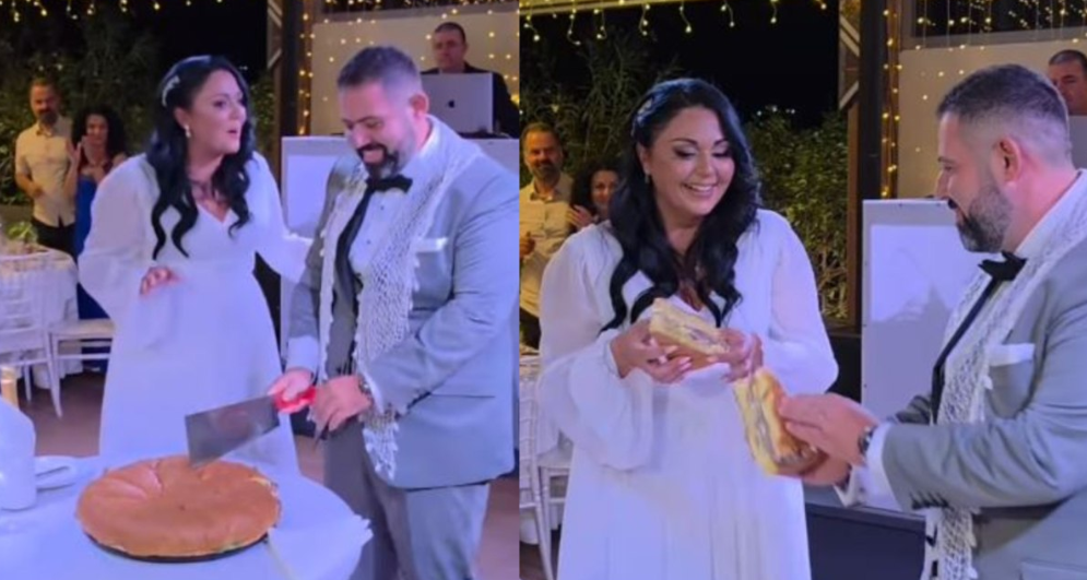 VIDEO: Viral γάμος στην Κρήτη - Αντί για τούρτα, οι νεόνυμφοι έκοψαν… burger