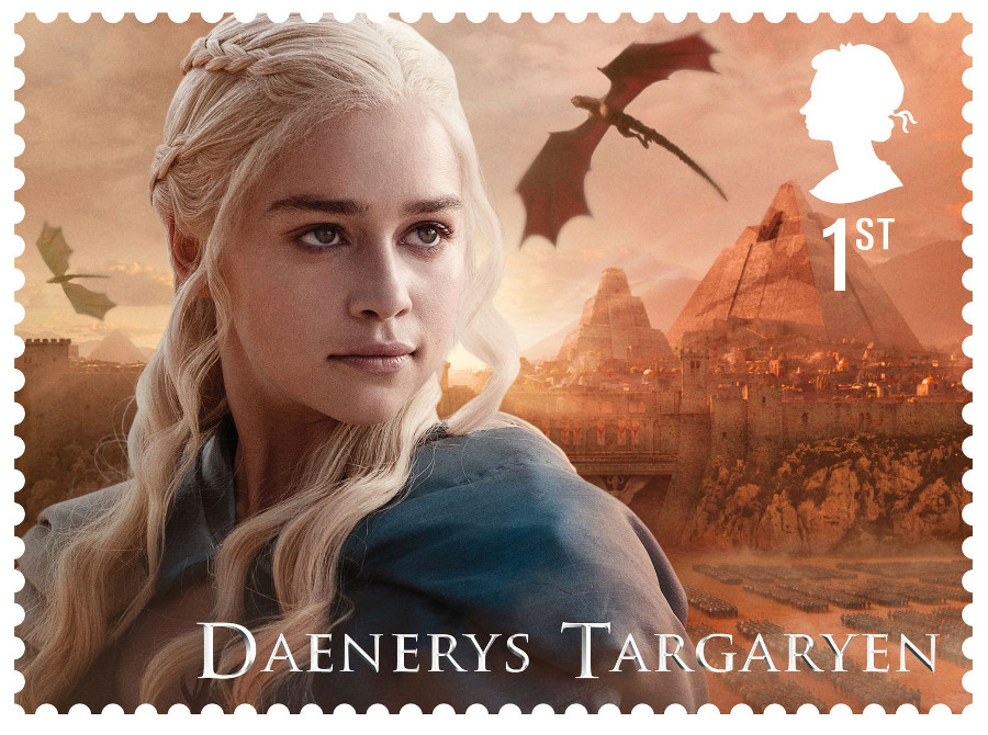Game of Thrones και σε γραμματόσημα