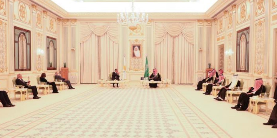 Κοινή βούληση για ενίσχυση διμερών σχέσεων ΠτΔ και αλ Σαούντ στο Ριάντ