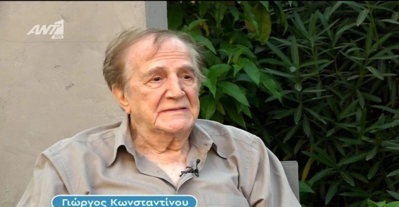 Γ. Κωνσταντίνου: «Είμαι 65 χρόνια στο θέατρο, μου δίνει ζωή. Αν δεν υπήρχε, δε θα είχα λόγο ύπαρξης»