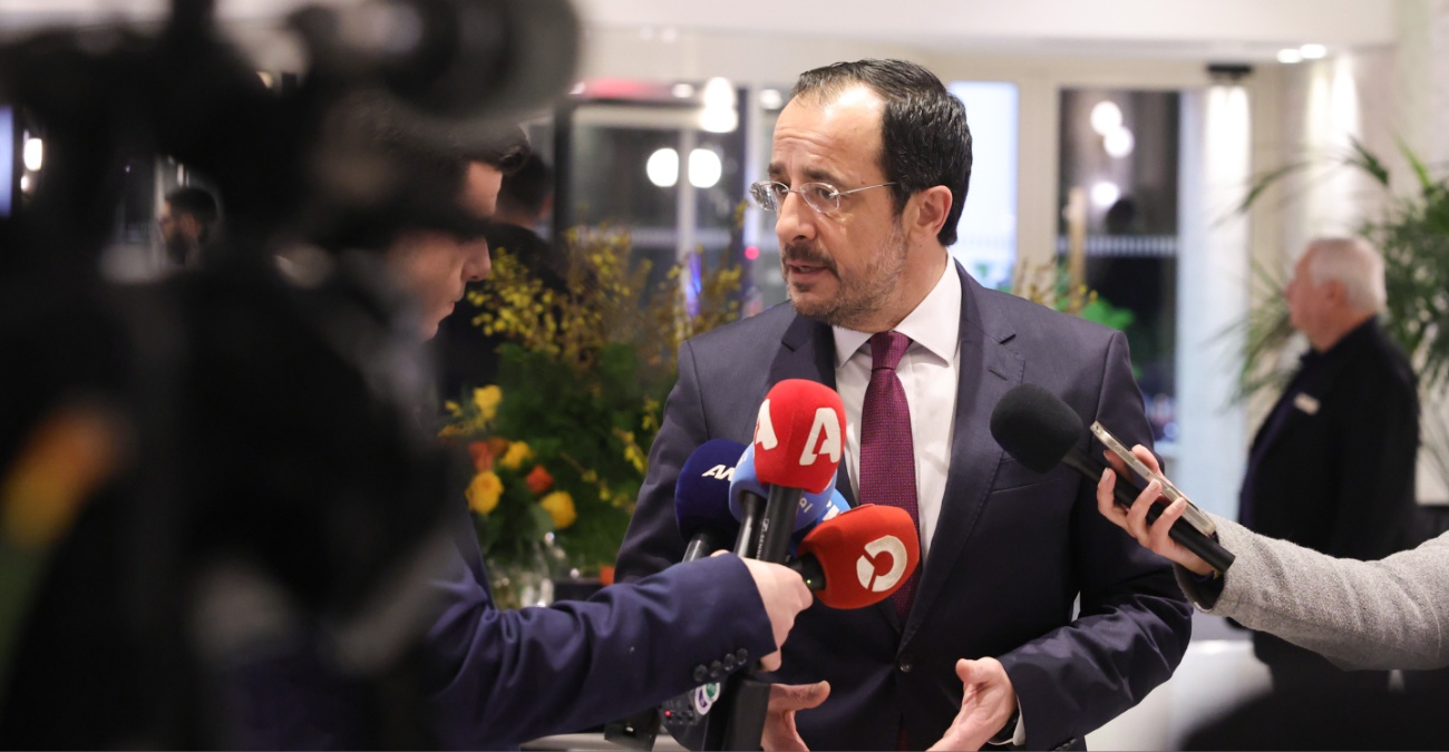 Χριστοδουλίδης για Κυπριακό: «Δεν αποπροσανατολίζομαι από τον στόχο – Πάω στη συνάντηση με βούληση για λύση»