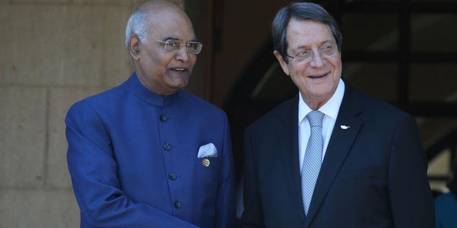 ΠτΔ: «Ορόσημο για τη φιλία Κύπρου - Ινδίας η επίσκεψη του Ινδού Προέδρου»