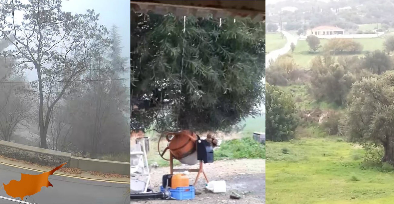 Πρωί – πρωί με τη…βροχούλα – «Άνοιξαν οι ουρανοί» σε διάφορες περιοχές της Κύπρου – Δείτε βίντεο 