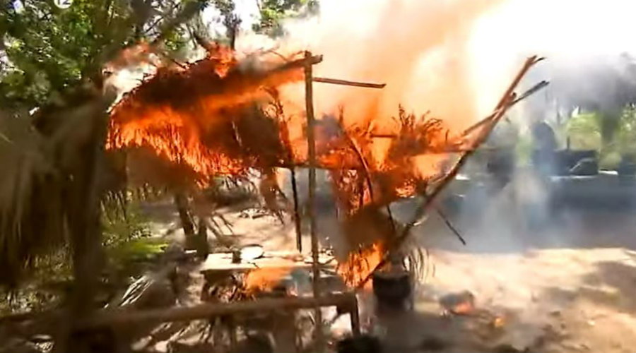 Survivor All Star: Πήρε φωτιά η καλύβα των μαχητών – Έτρεχαν να τη σβήσουν (Βίντεο)